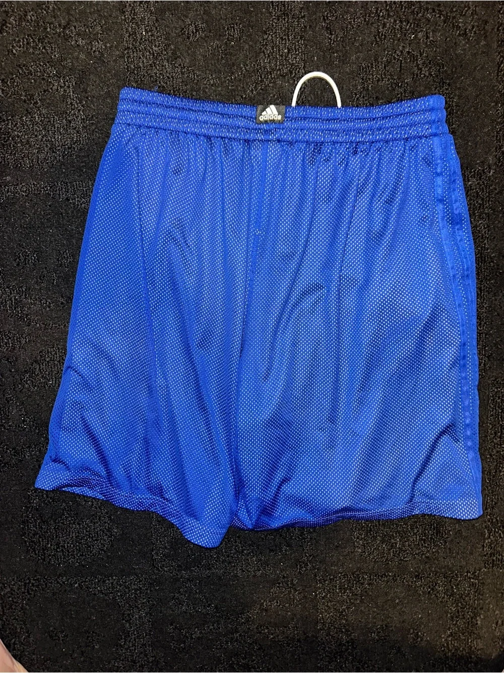 Adidas Men’s Royal Blue Mesh Athletic Basketball Shorts